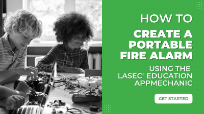 Create a Portable Fire Alarm Using the Lasec Education AppMechanic