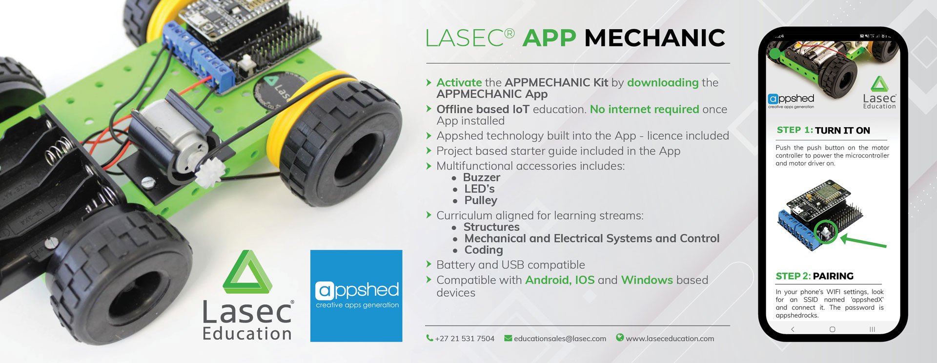 Lasec® Education App Mechanic